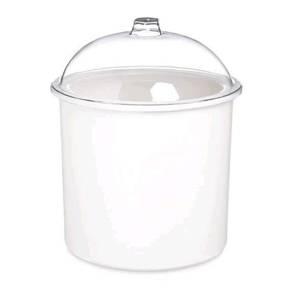 Carlisle Coldmaster 3 Gal Insulated Ice Cream Server Crock w Lid White CM101202
